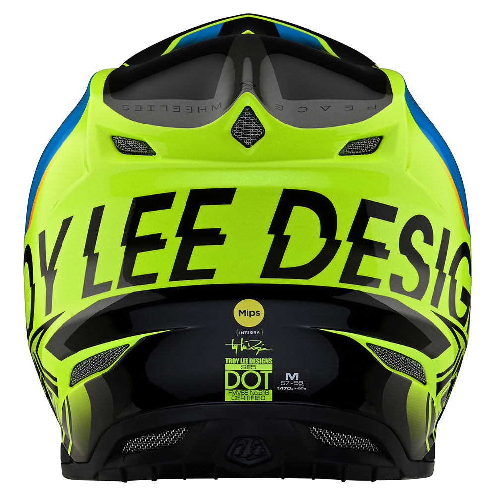 Troy Lee SE5 Composite Helmet W/MIPS Qualifier Yellow