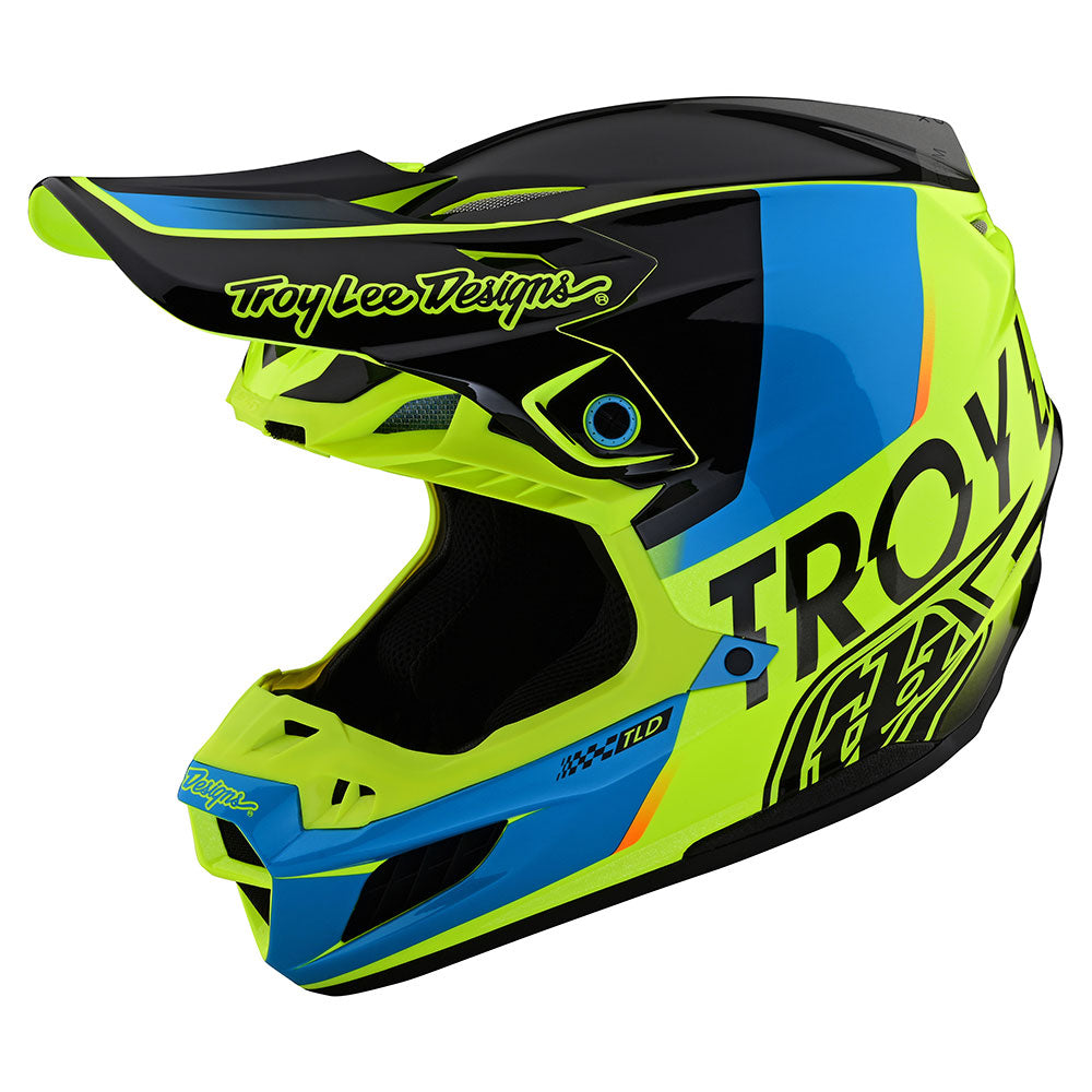 Troy Lee SE5 Composite Helmet W/MIPS Qualifier Yellow