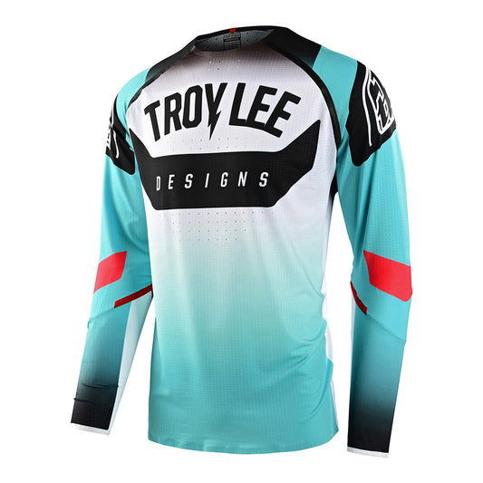 Troy Lee SE Ultra Jersey Arc Turquoise / Neon Melon