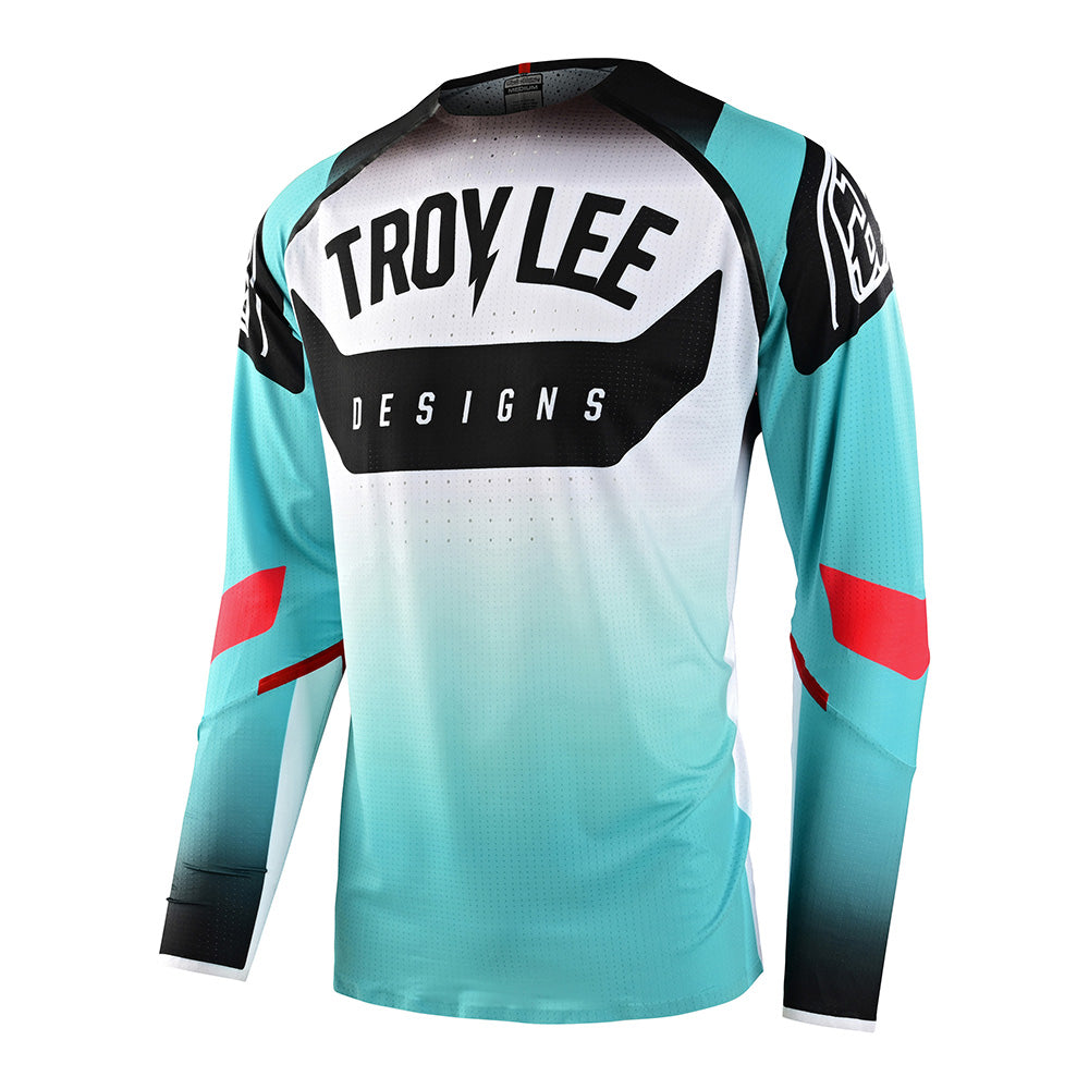 Troy Lee SE Ultra Jersey Arc Turquoise / Neon Melon