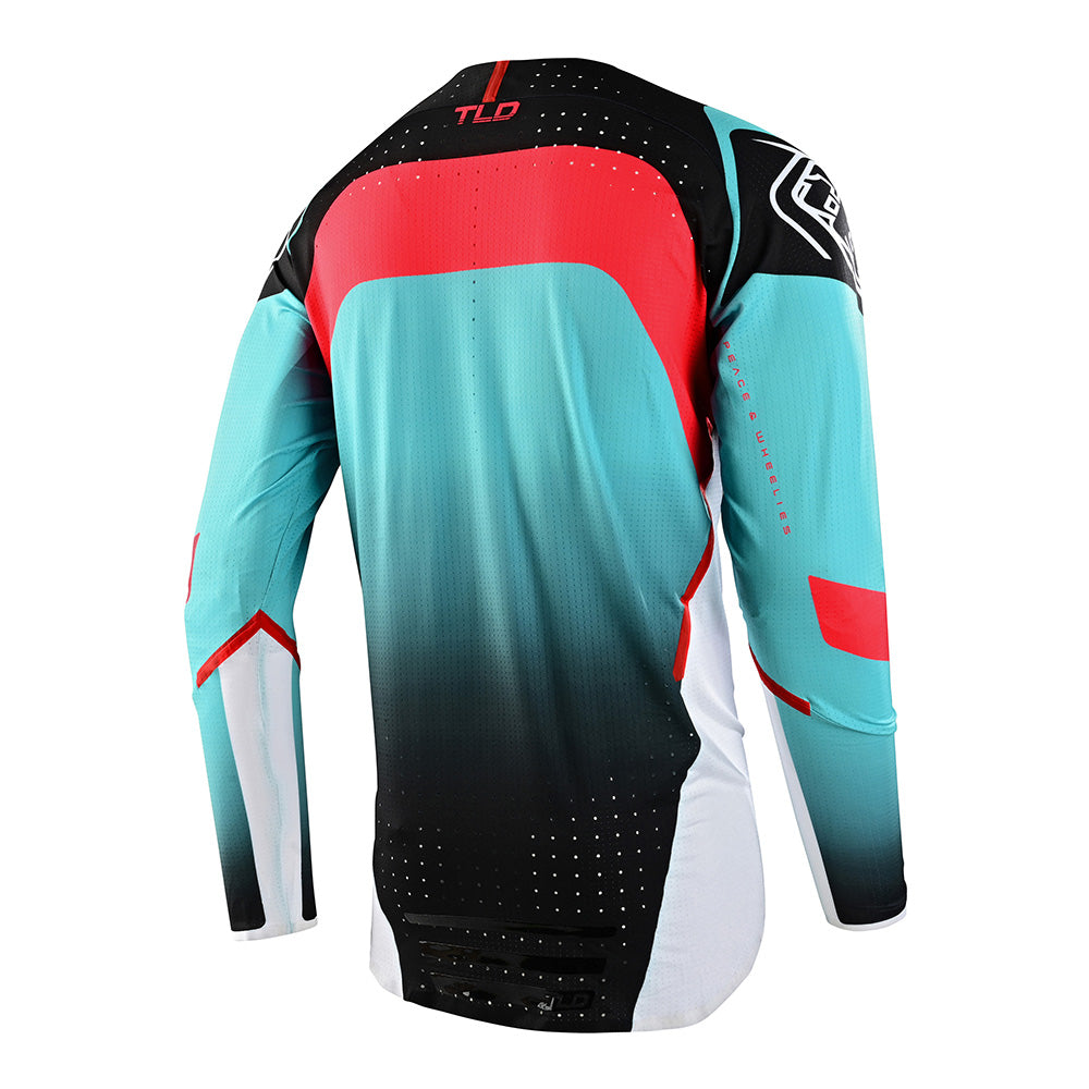 Troy Lee SE Ultra Jersey Arc Turquoise / Neon Melon