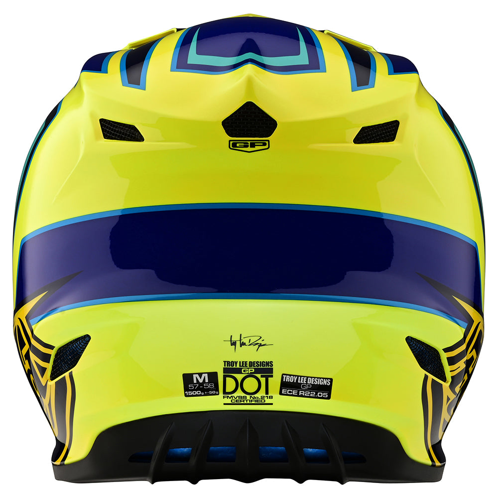 Troy Lee YOUTH GP HELMET NO MIPS RITN YELLOW