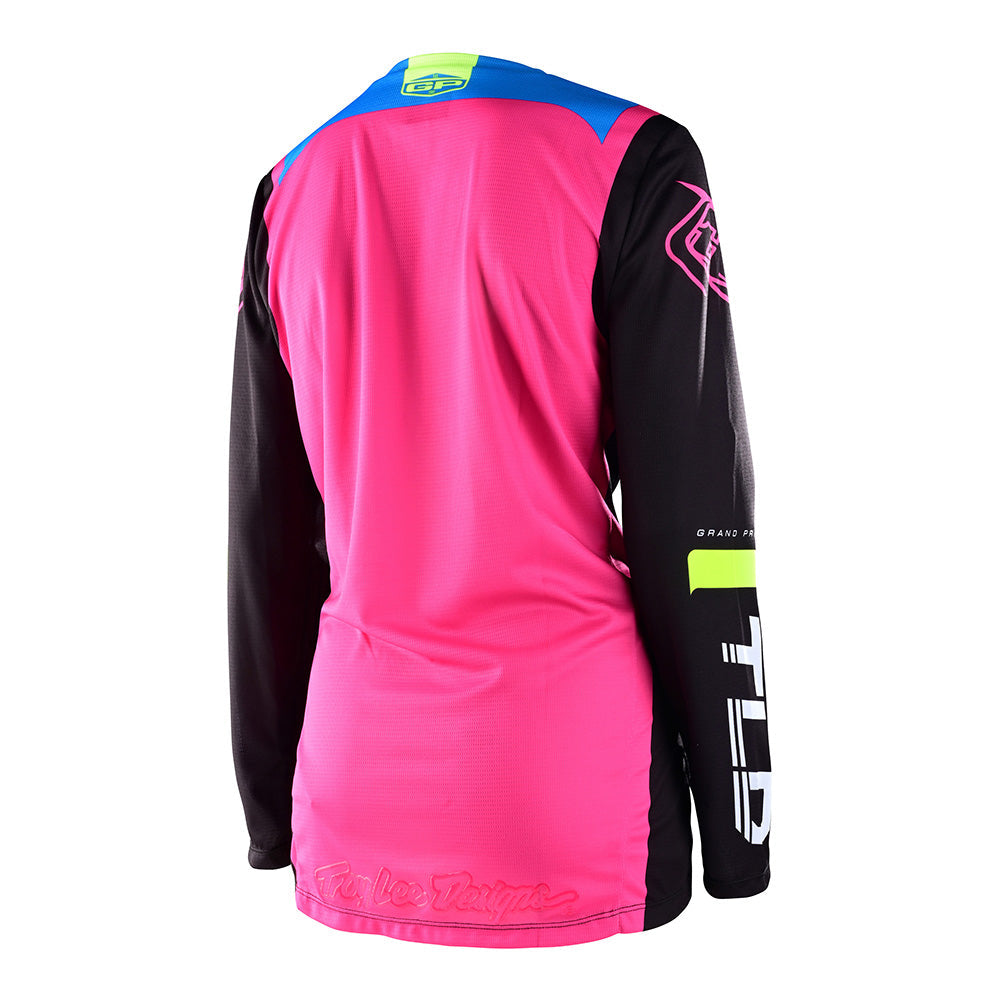 Troy Lee Designs Gp-Trikot Für Damen (Langärmlig) Brazen Schwarz