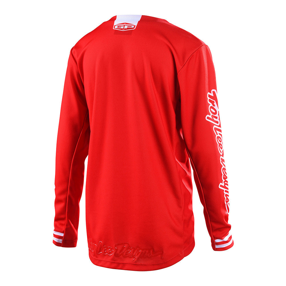 Troy Lee Designs Gp-Trikot Für Kinder (Langärmlig) Mono Rot