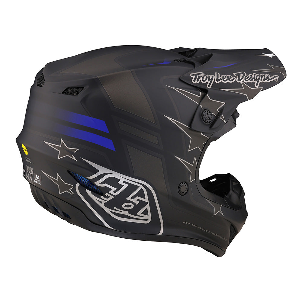 Troy Lee SE4 Polyacrylite Helmet W/MIPS Flagstaff Black