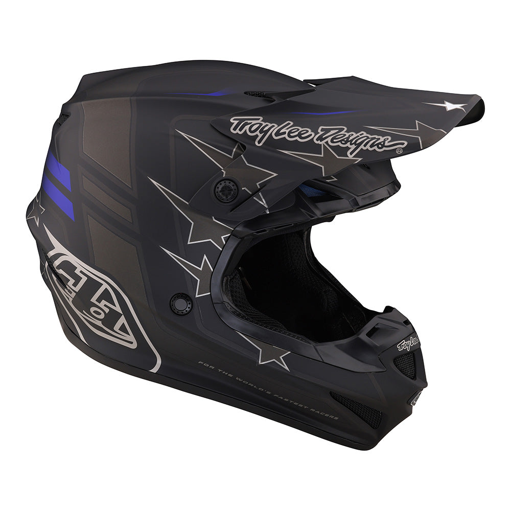 Troy Lee SE4 Polyacrylite Helmet W/MIPS Flagstaff Black