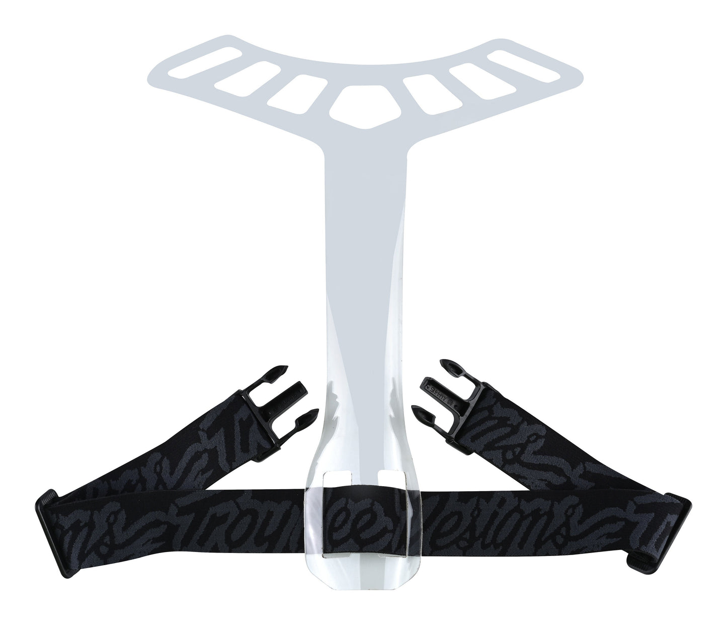 Troy Lee Designs Hinterer T-Riemen Für Rockfight Solid Schwarz