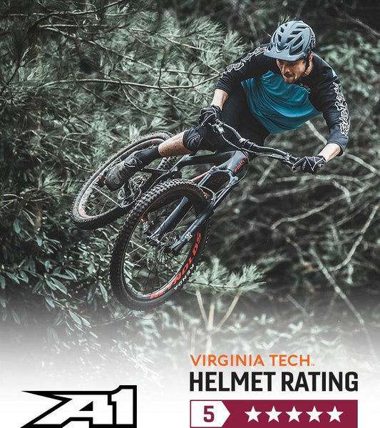 A1 Helmet Earns a Perfect 5 Star Virginia Tech Rating