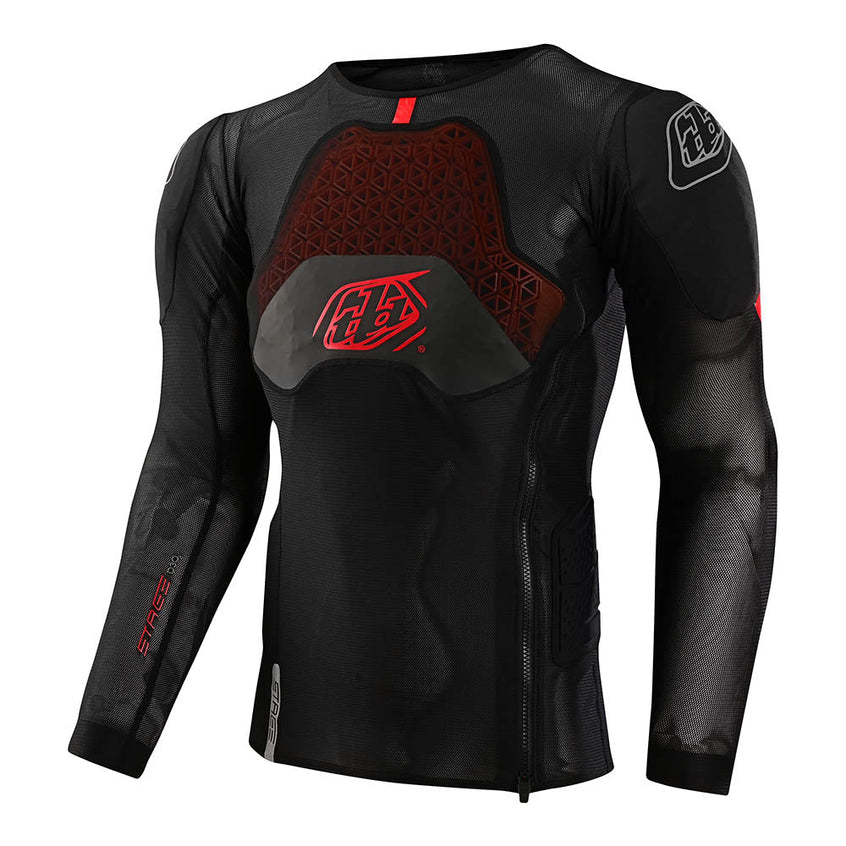 Langarm-Baselayer Stage Ghost D30 Solid Black