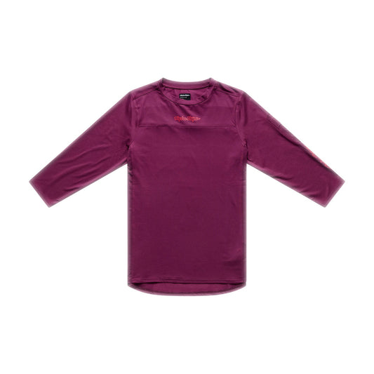 Ruckus Ride 3/4 Tee Mono Sangria