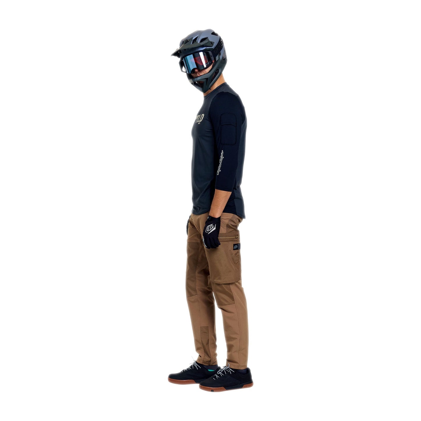 Ruckus Ride 3/4 Tee Wings Carbon