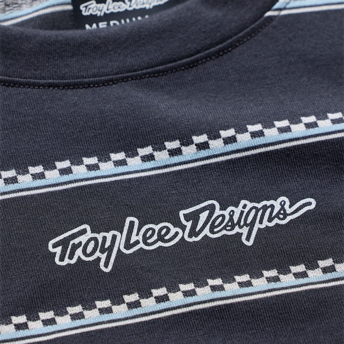 Skyline Ride SS Tee Checked Out Carbon