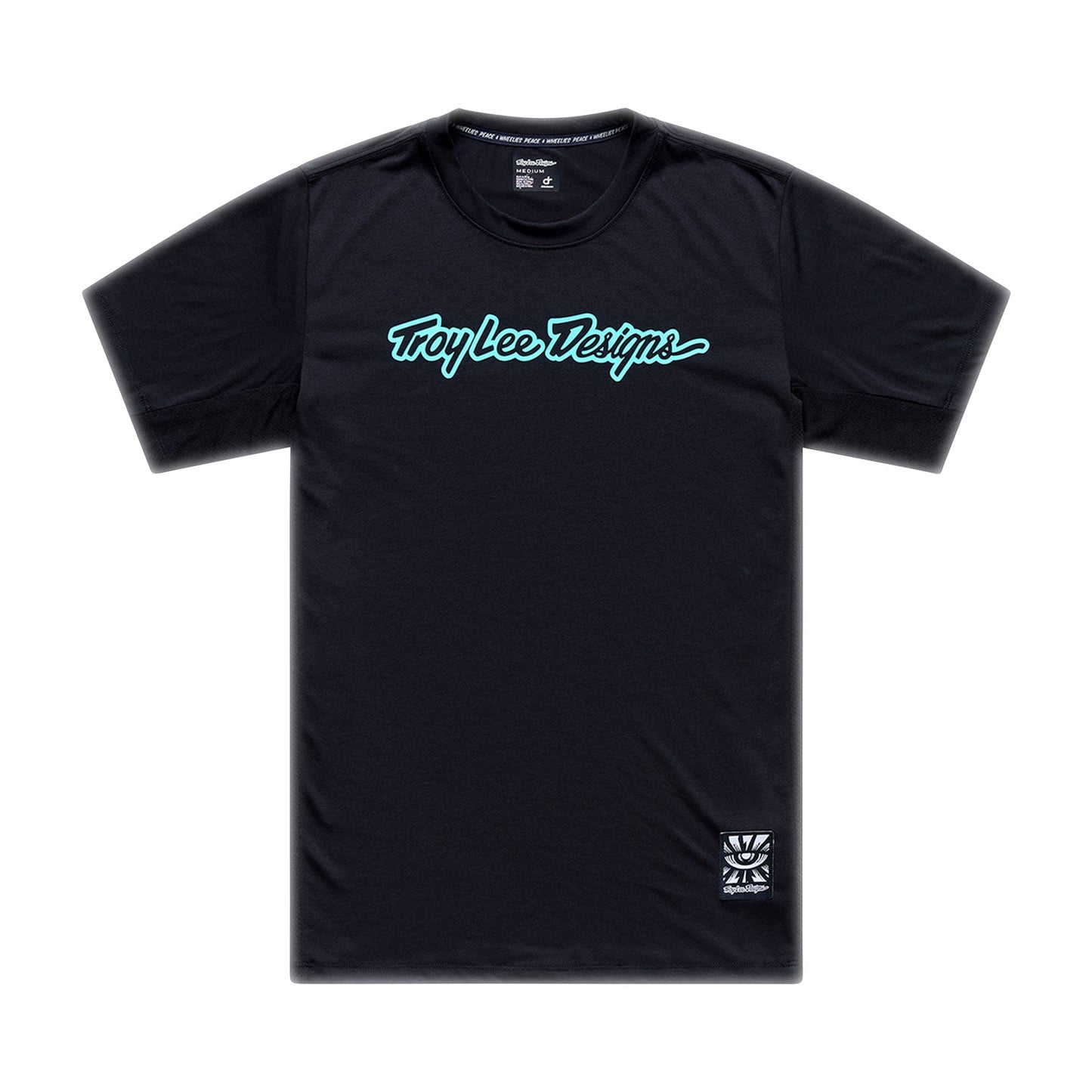 Skyline Ride SS Tee Signature Black / Real Teal