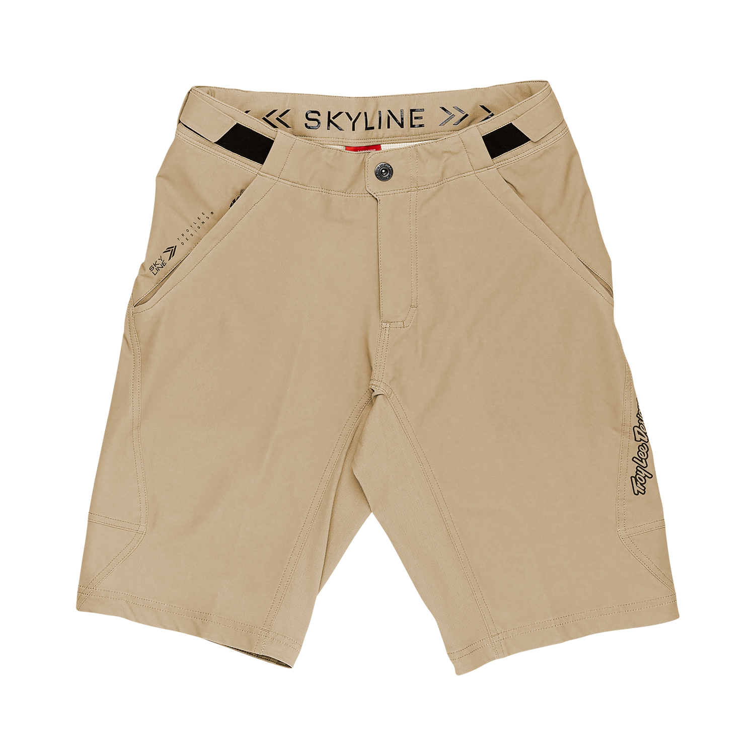 TLD Skyline-Shorts mit Liner Mono, Holzbraun