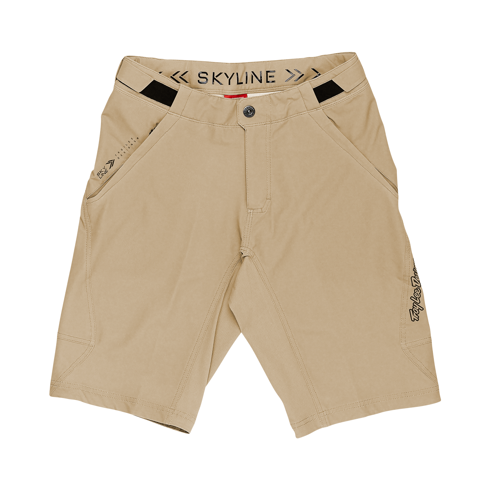 TLD Skyline-Shorts mit Liner Mono, Holzbraun