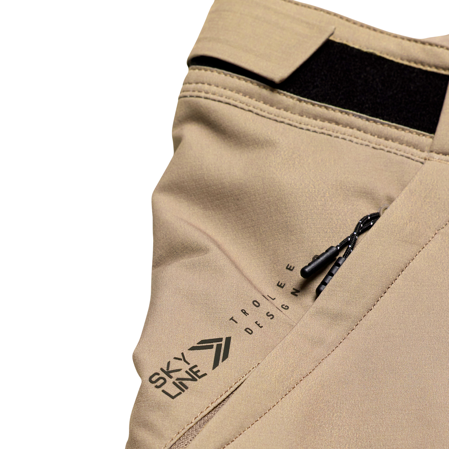TLD Skyline-Shorts mit Liner Mono, Holzbraun