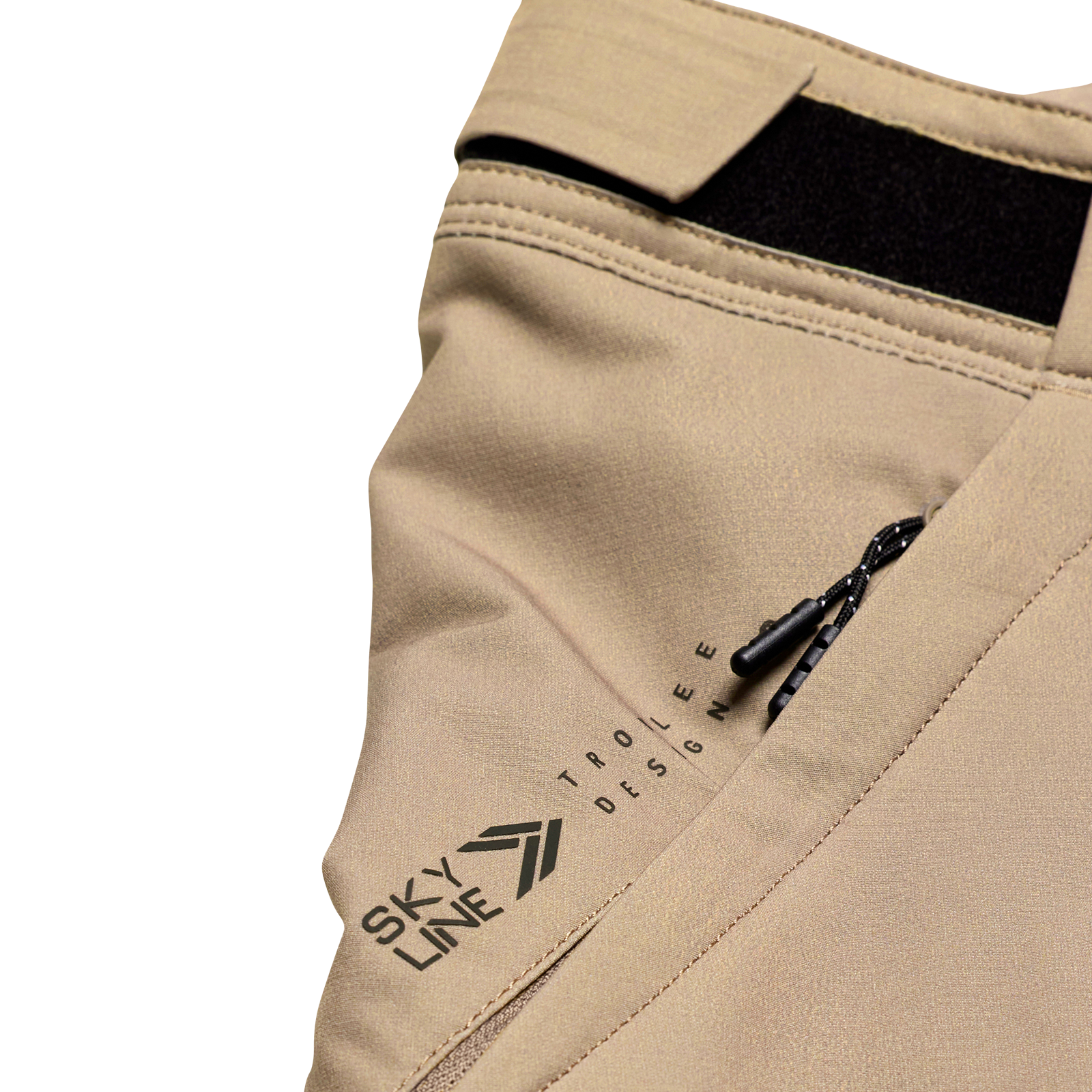 TLD Skyline-Shorts mit Liner Mono, Holzbraun