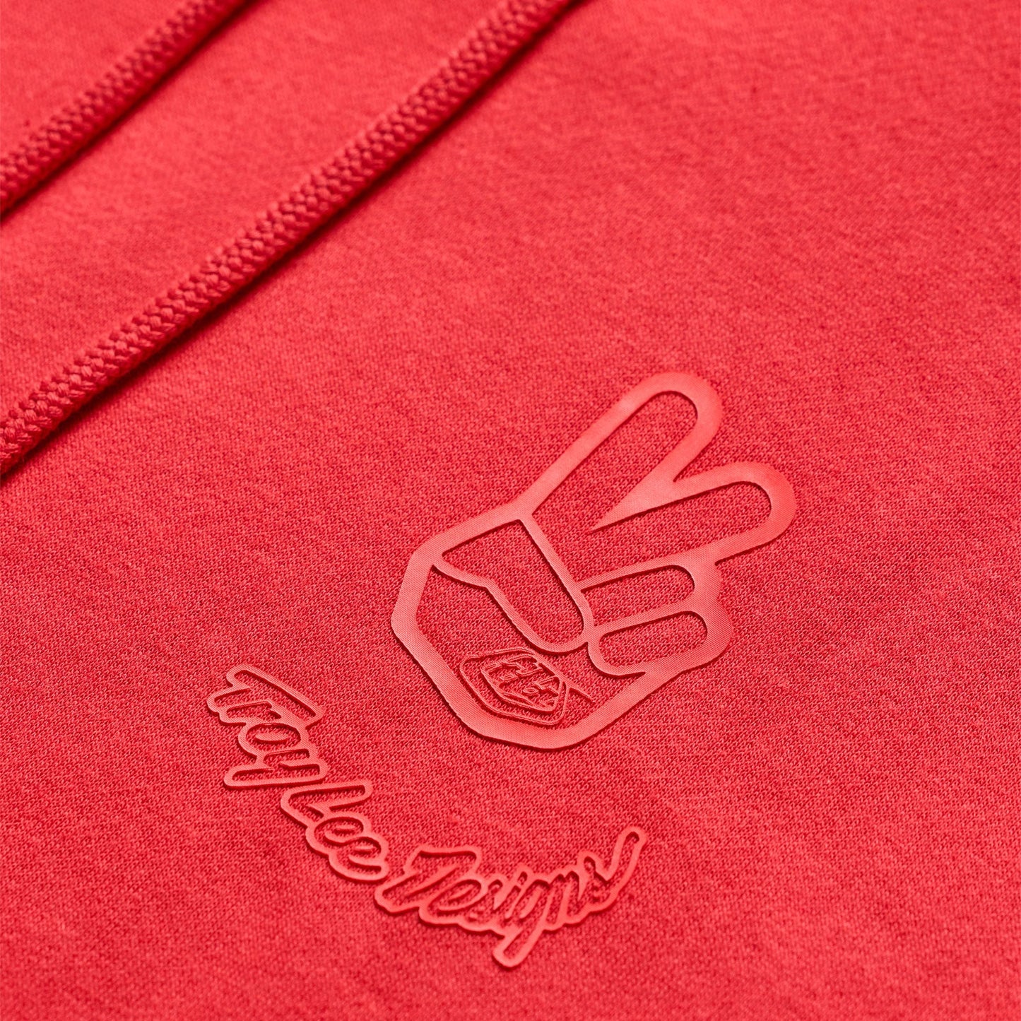 Pullover Hoodie Peace Out Scarlet