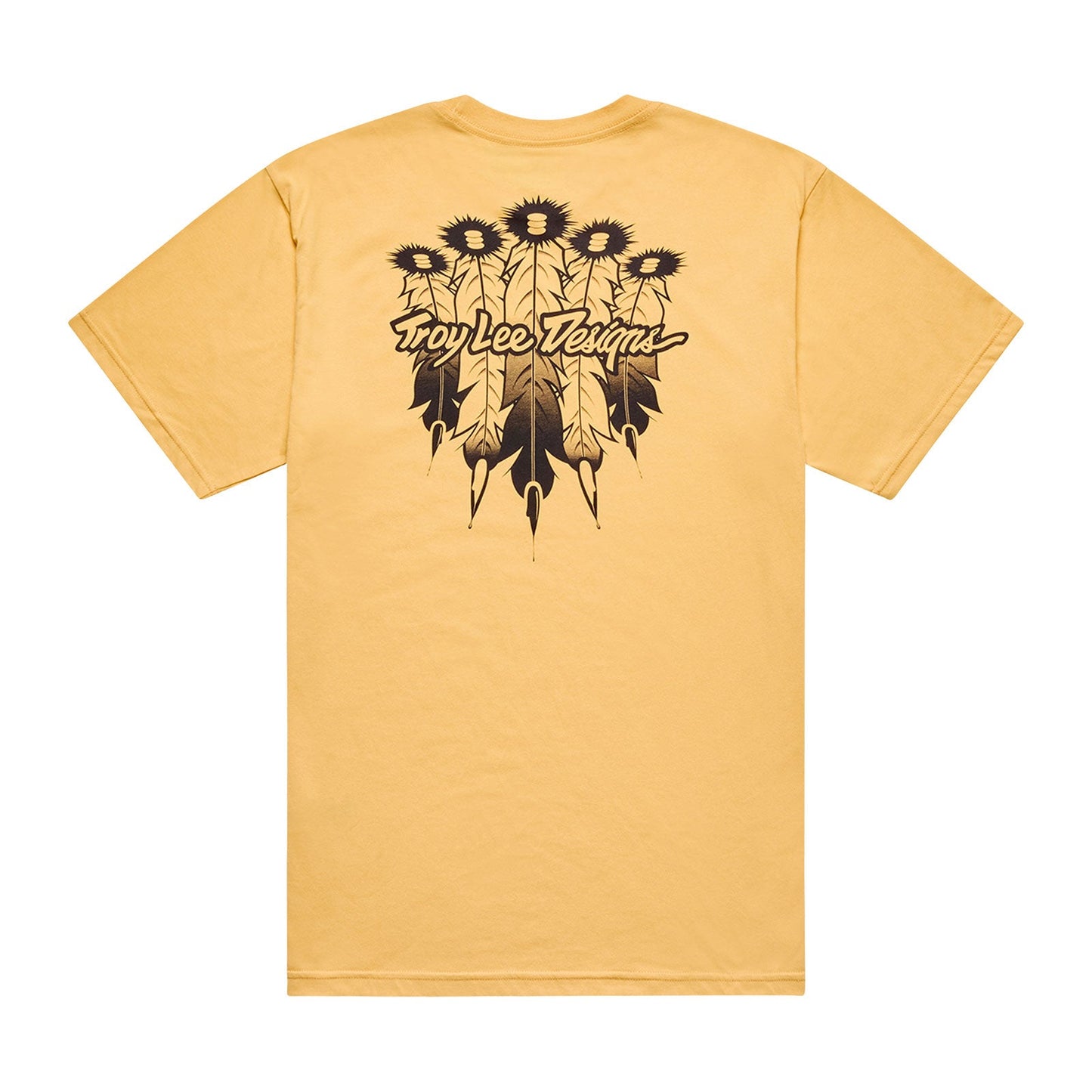 Short Sleeve Tee Feathers Bleached Melon