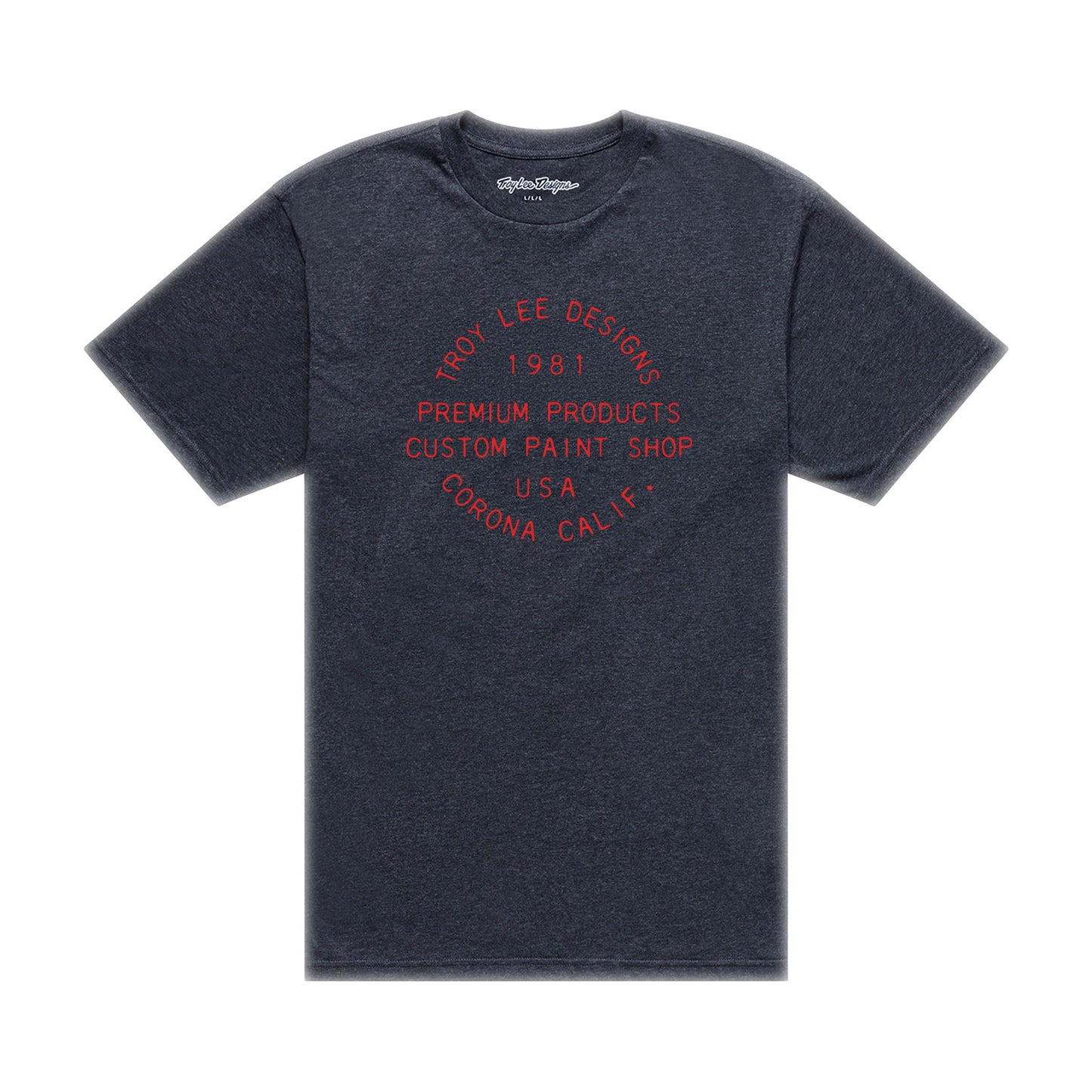 Short Sleeve Tee Imprint Black Heather