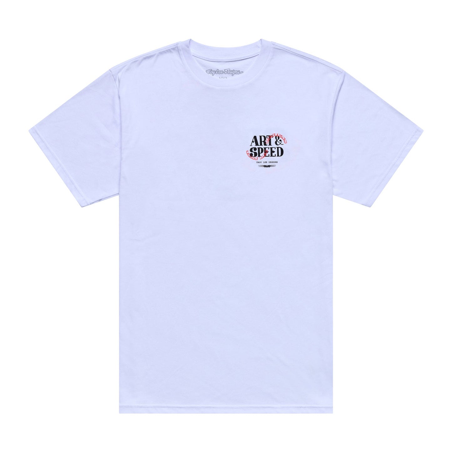 Short Sleeve Tee Pink Slips White