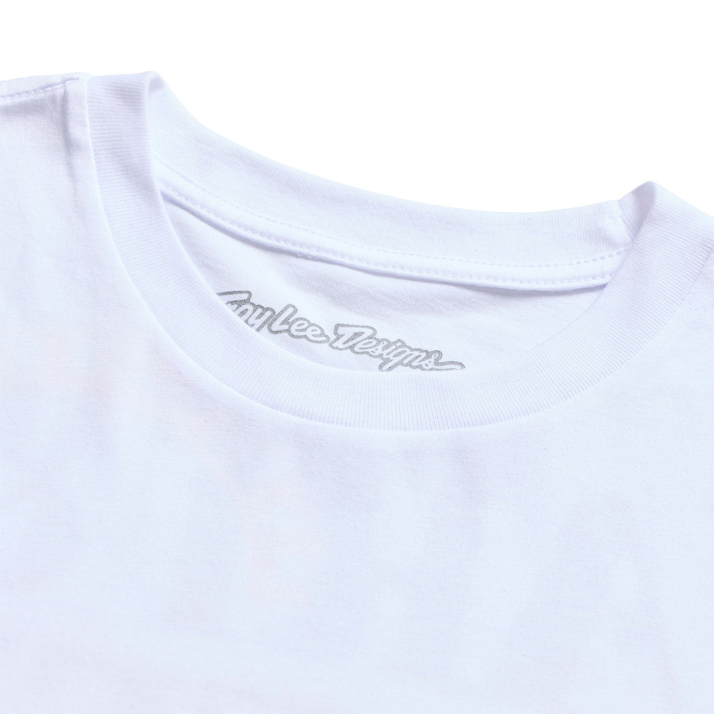 Short Sleeve Tee Pink Slips White