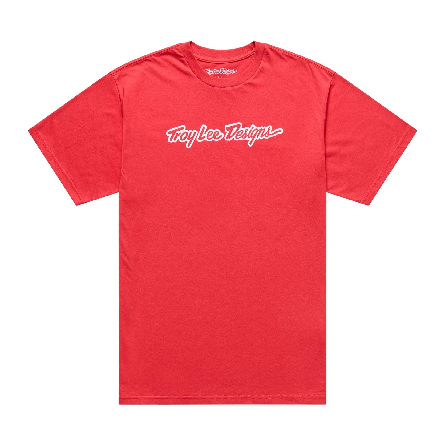 Short Sleeve Tee Signature Scarlet Glo