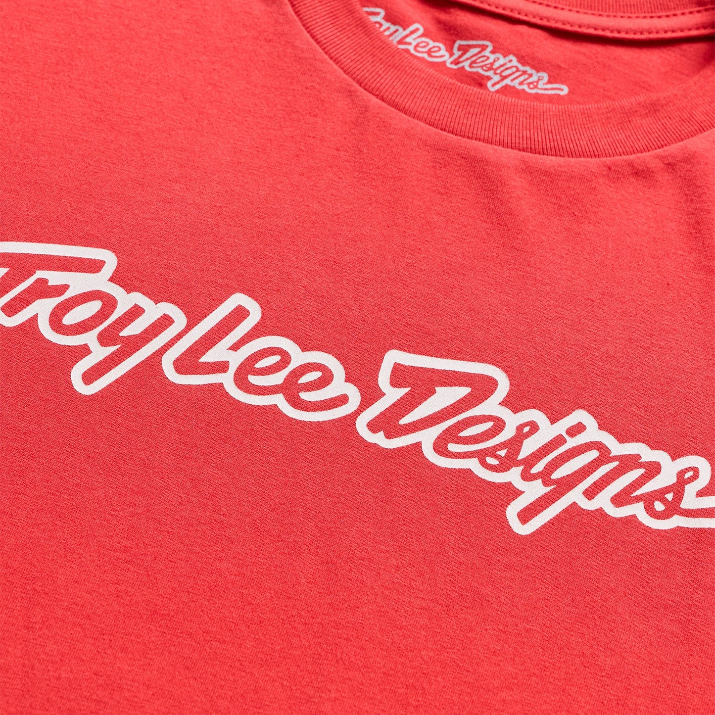 Short Sleeve Tee Signature Scarlet Glo