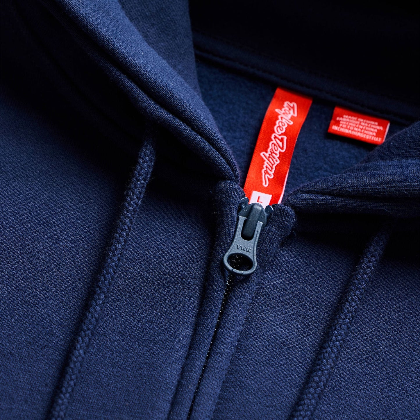 Zip up Hoodie Badge Navy / Sage