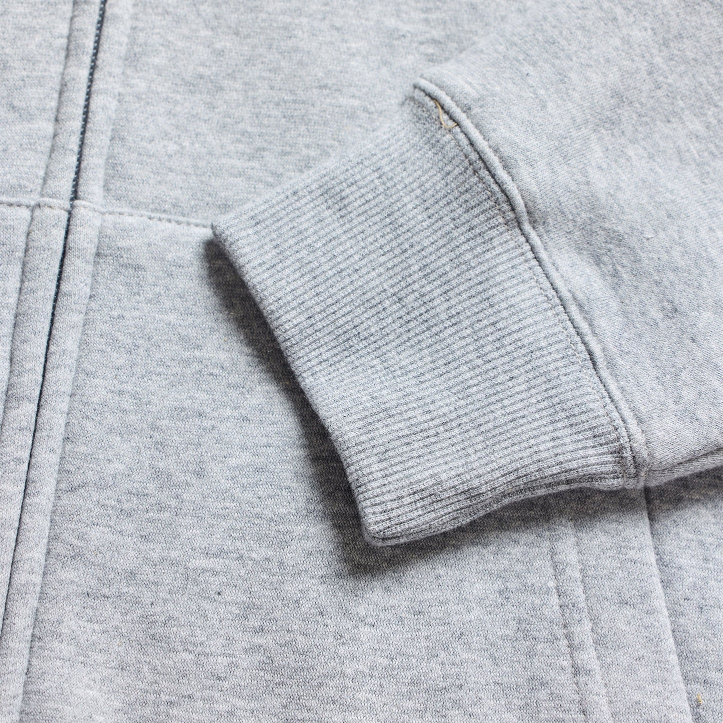Zip up Hoodie Signature Gray Heather / Red