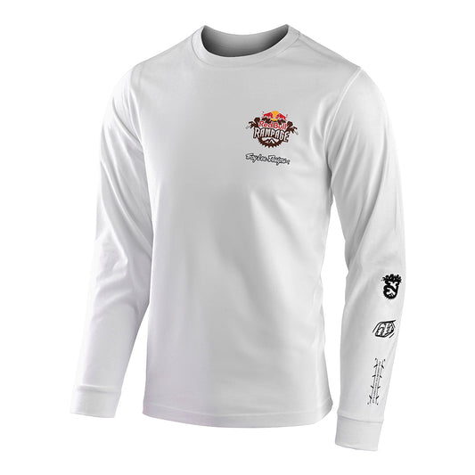 Langarm-T-Shirt TLD Redbull Rampage Scorched White