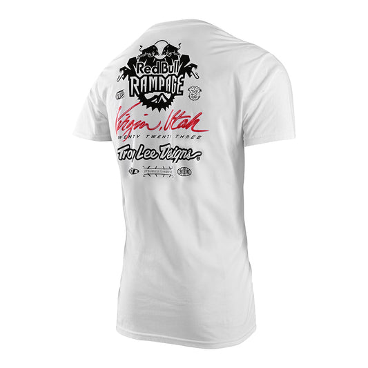 Kurzarm-T-Shirt TLD Redbull Rampage Scorched White