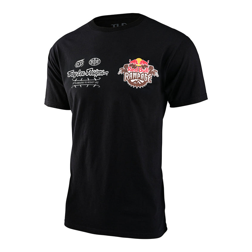 Kurzarm-T-Shirt TLD Redbull Rampage Static Black