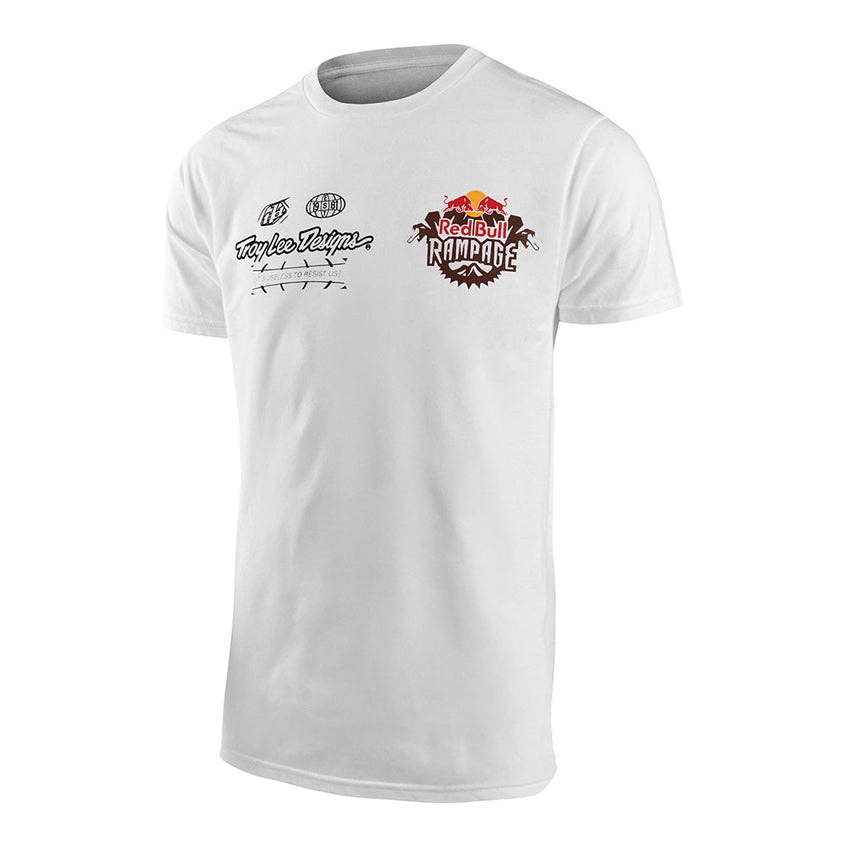 Kurzarm-T-Shirt TLD Redbull Rampage Static White