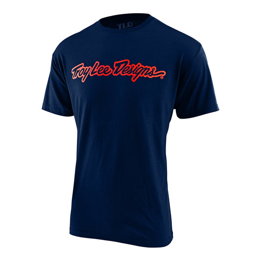Youth Short Sleeve Tee Signature Navy