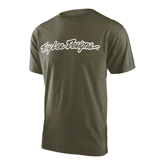 Kurzarm-T-Shirt Signature Military Green