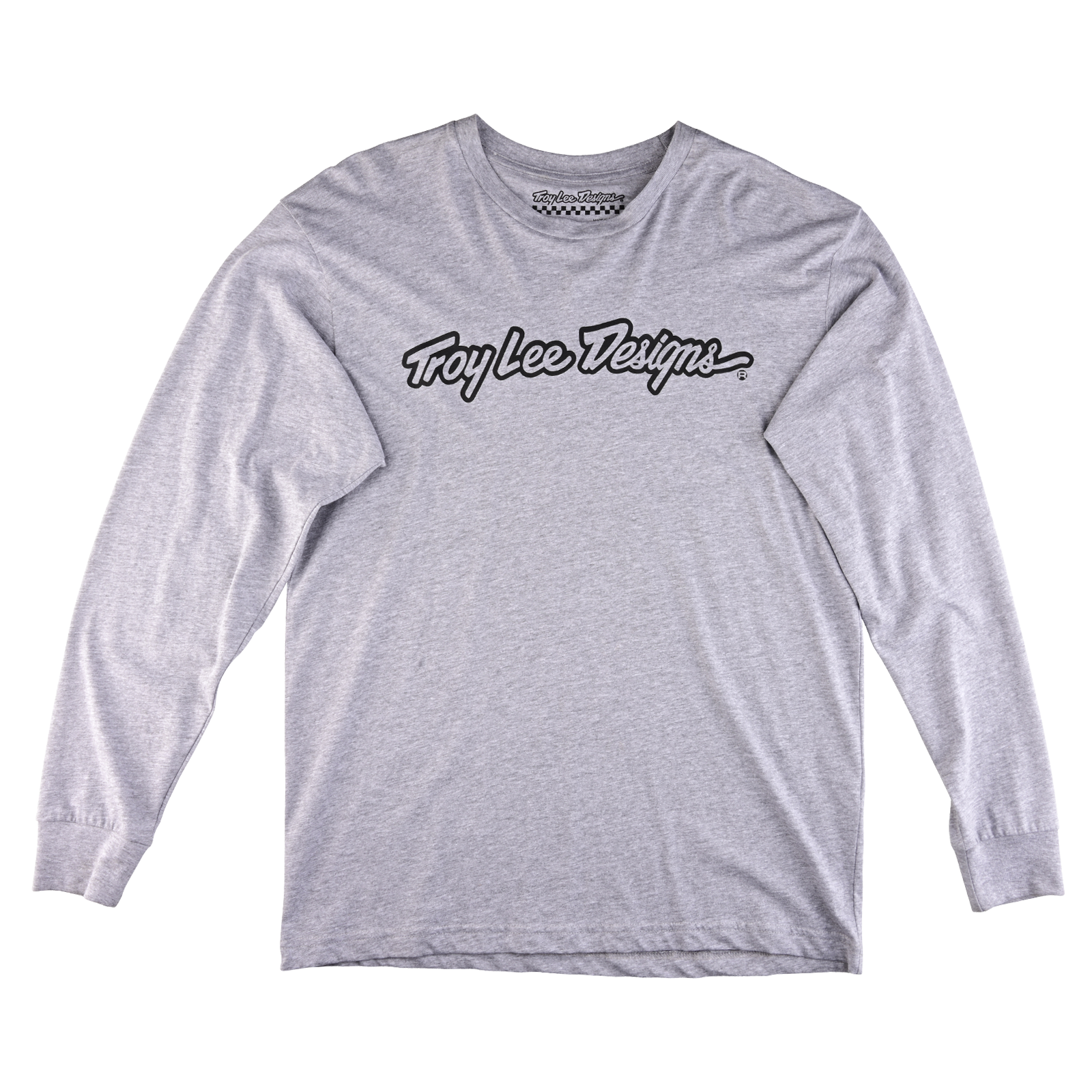 Signature-Langarm-T-Shirt von TLD, Heather Grey