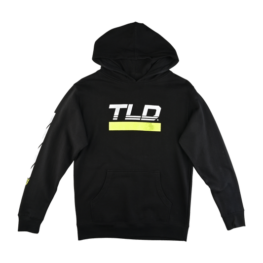 Kinder Pullover Hoodie Speed Schwarz