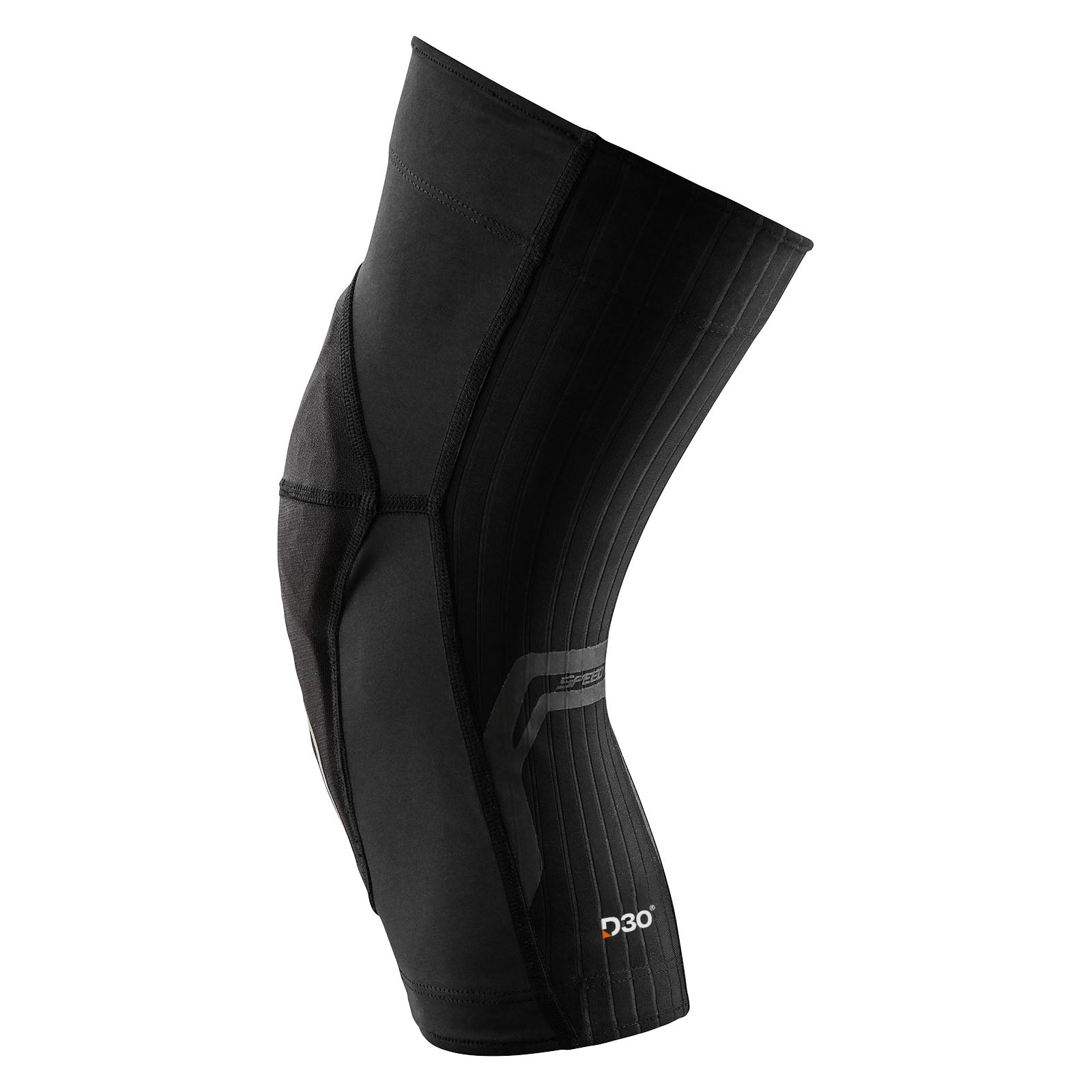 TLD Speed Pro Kniestützen Solid, Schwarz