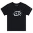 TLD Badge-Kurzarm-T‑Shirt, Schwarz