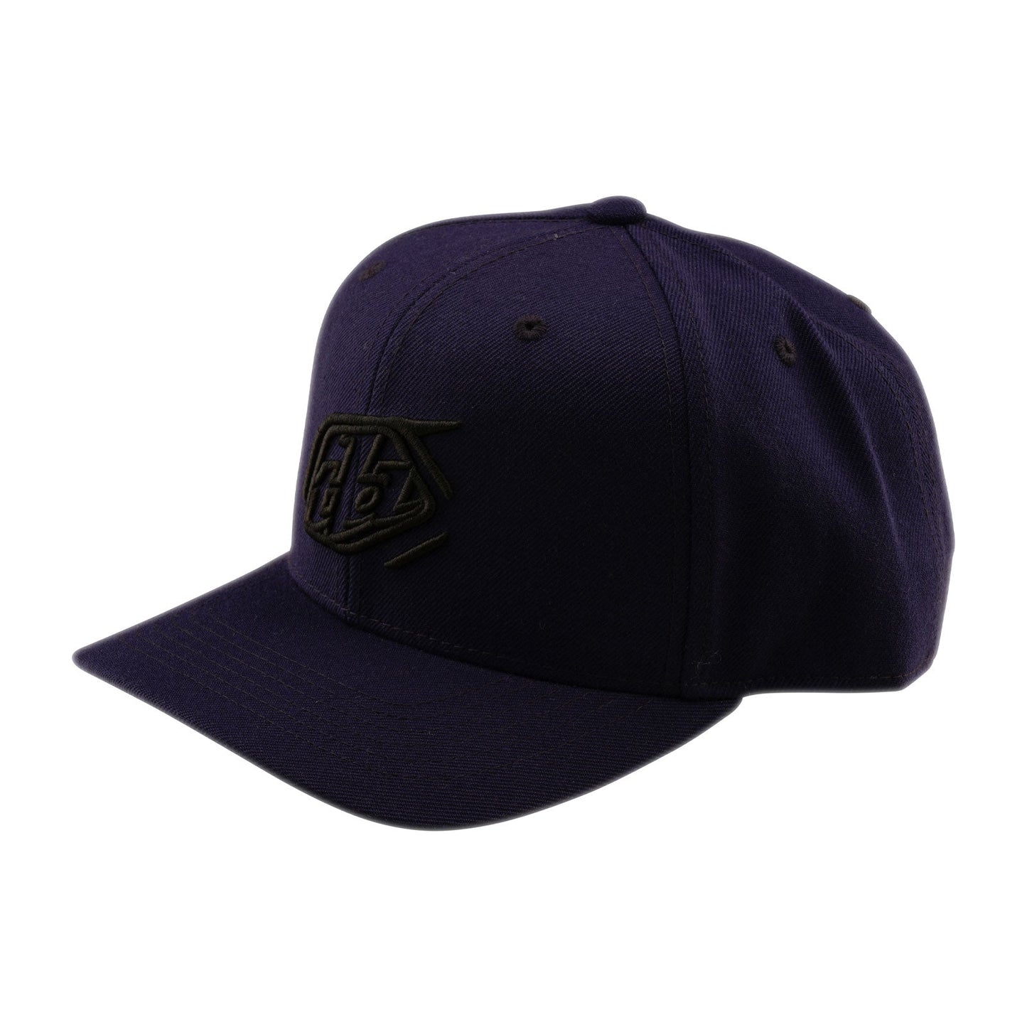 Curved Snapback Hat Badge Indigo