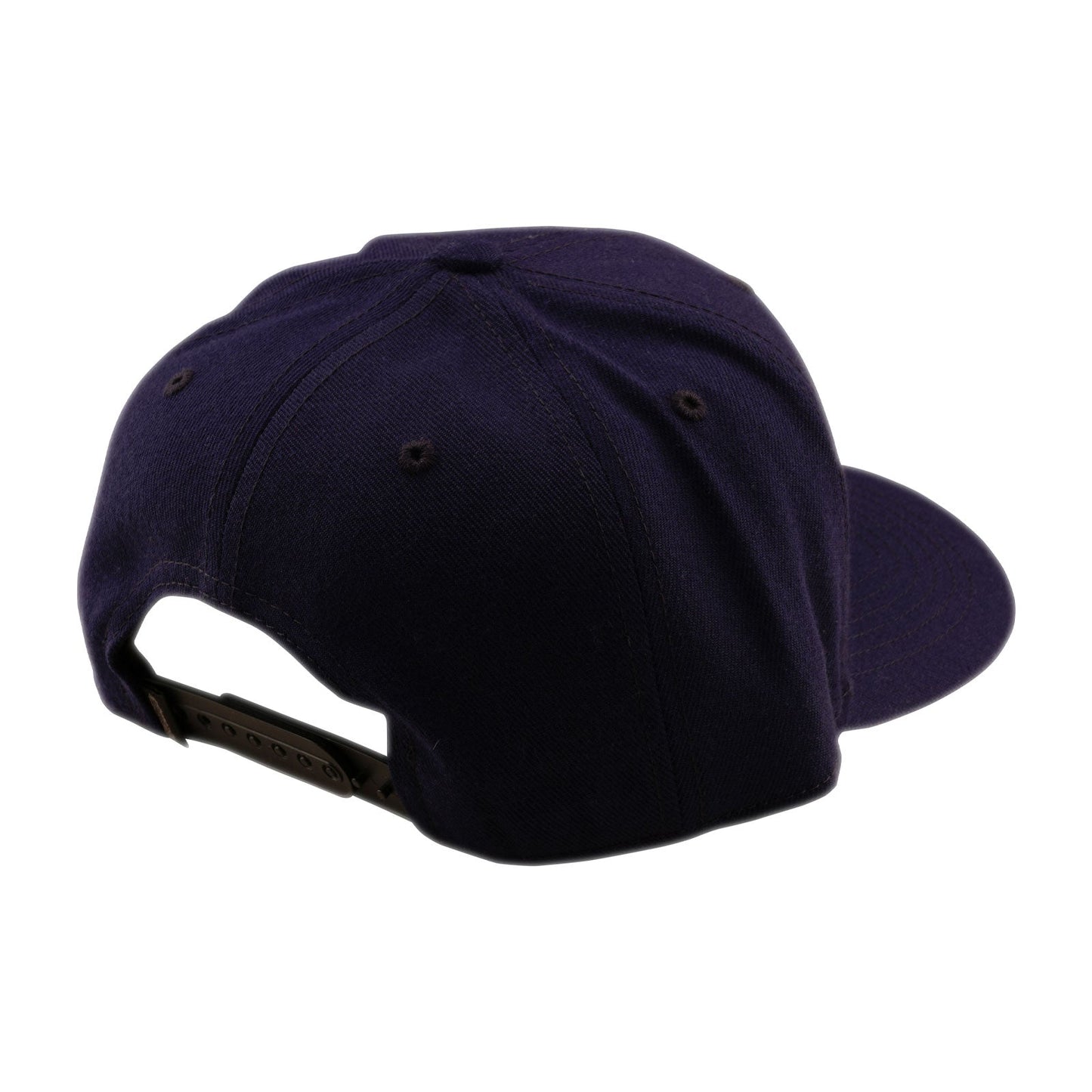 Curved Snapback Hat Badge Indigo
