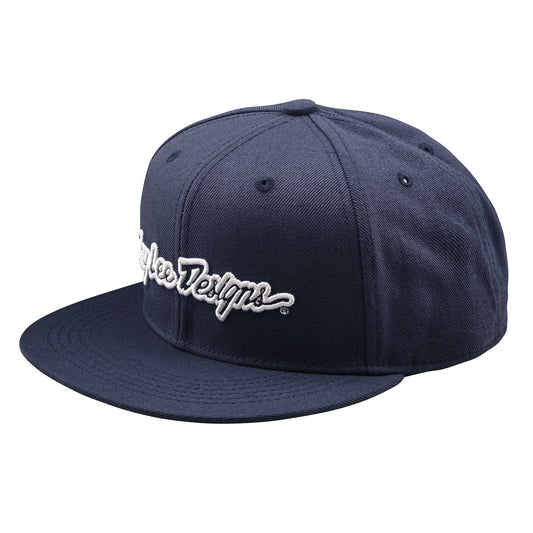 Flat Bill Snapback Signature Indigo