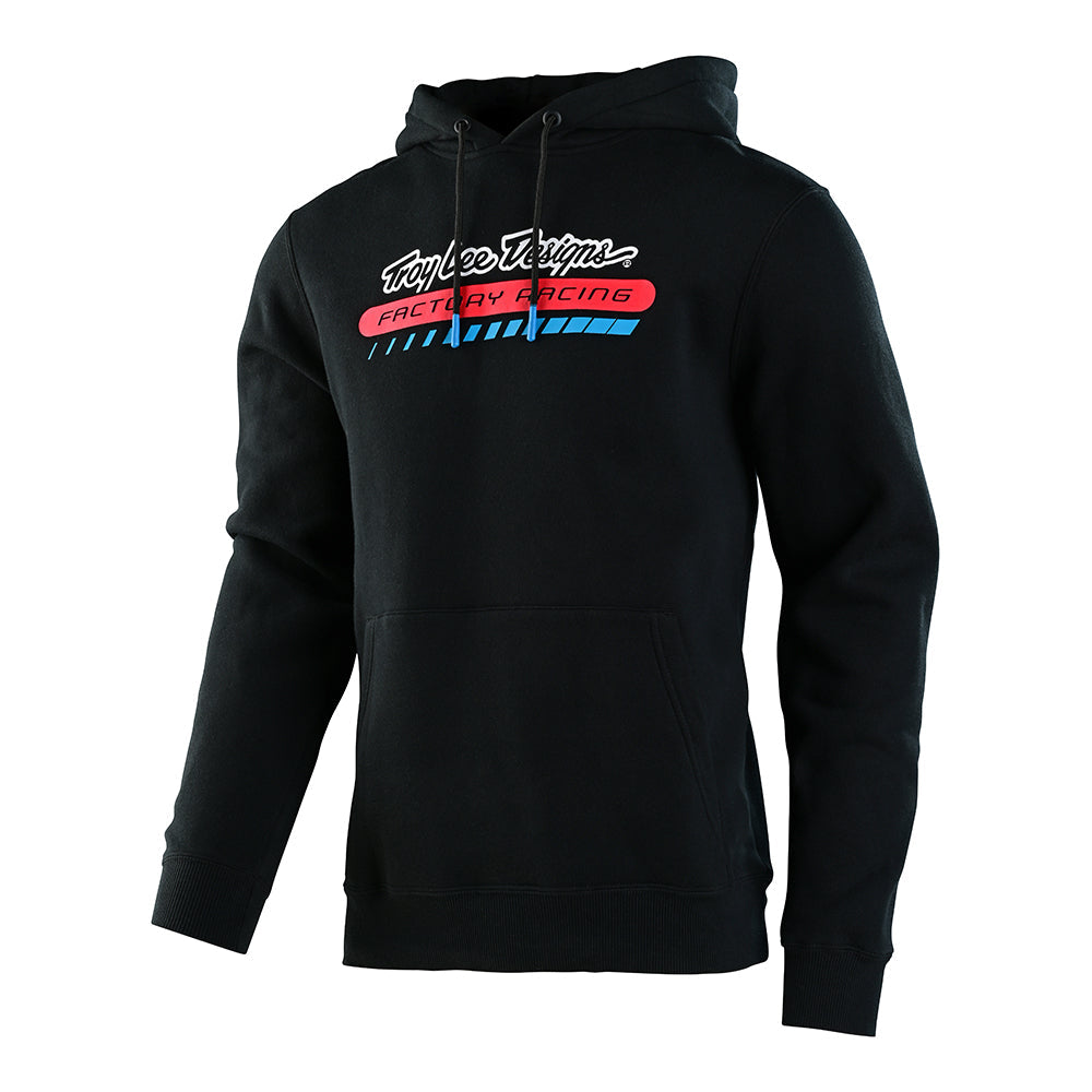 Fleece-Hoodie Factory Racing von TLD, Schwarz