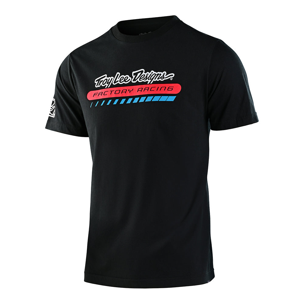 Kurzarm-T-Shirt Factory Racing von TLD, Schwarz