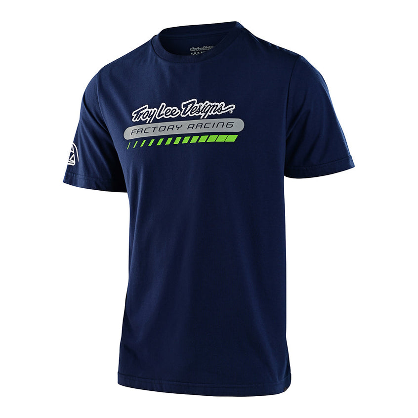 Kurzarm-T-Shirt TLD Factory Racing navyblau