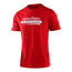 Kurzarm-T-Shirt TLD Factory Racing rot