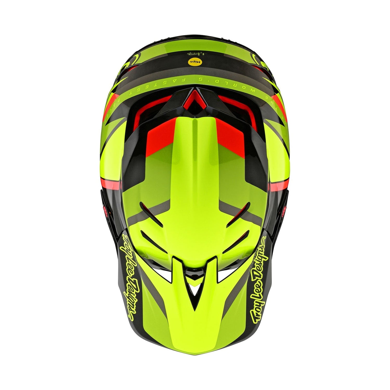 D4 Carbon-Helm mit MIPS Omega Schwarz/Gelb