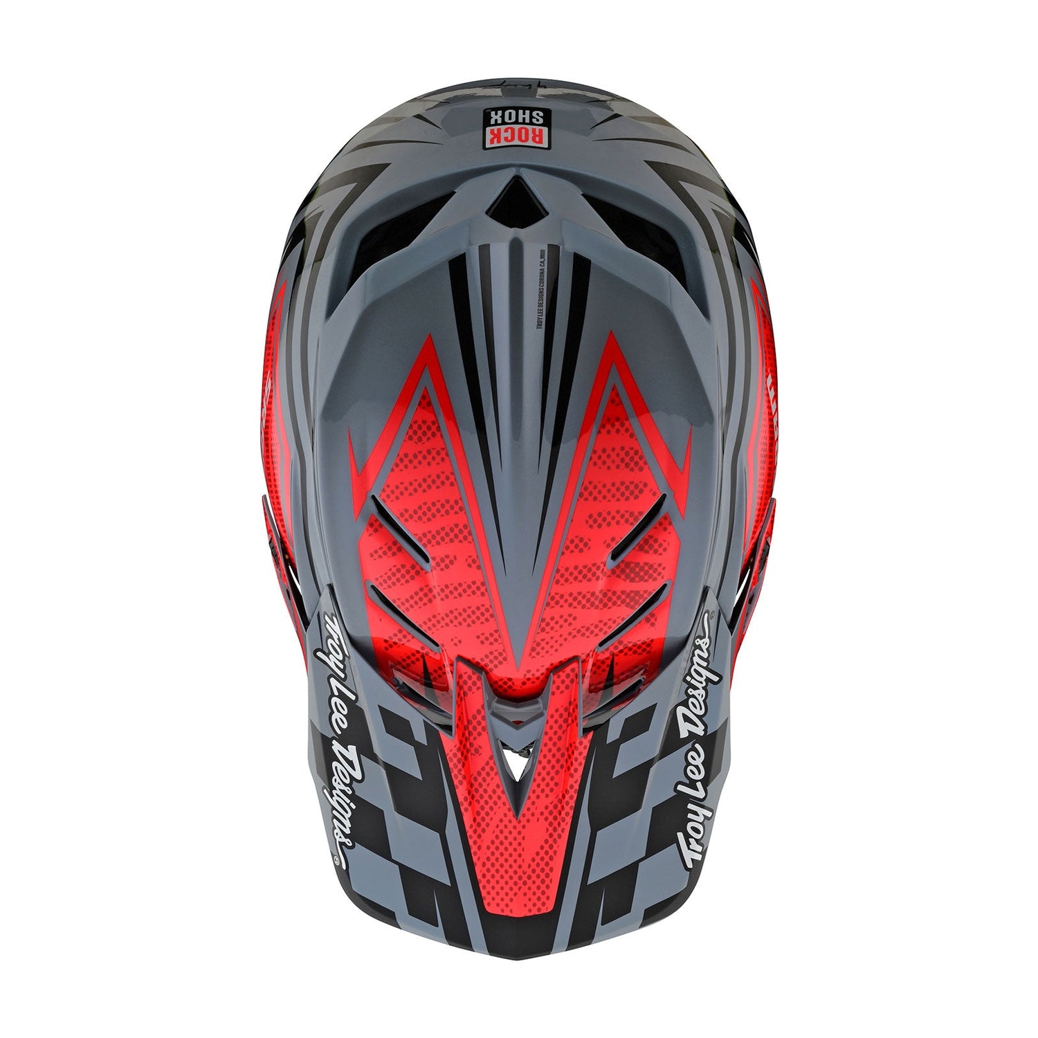 D4 Carbon-Helm mit MIPS SRAM Rot/Schwarz