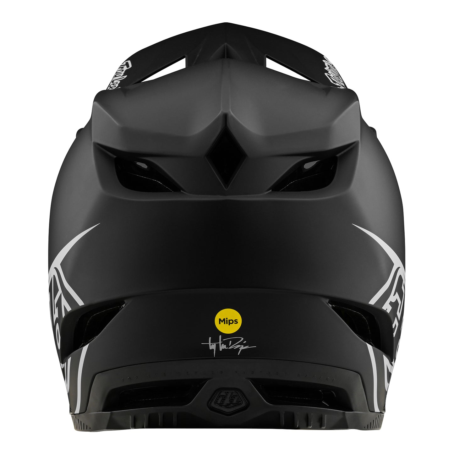 TLD D4 Polyacrylite Helmet W/MIPS Stealth Black